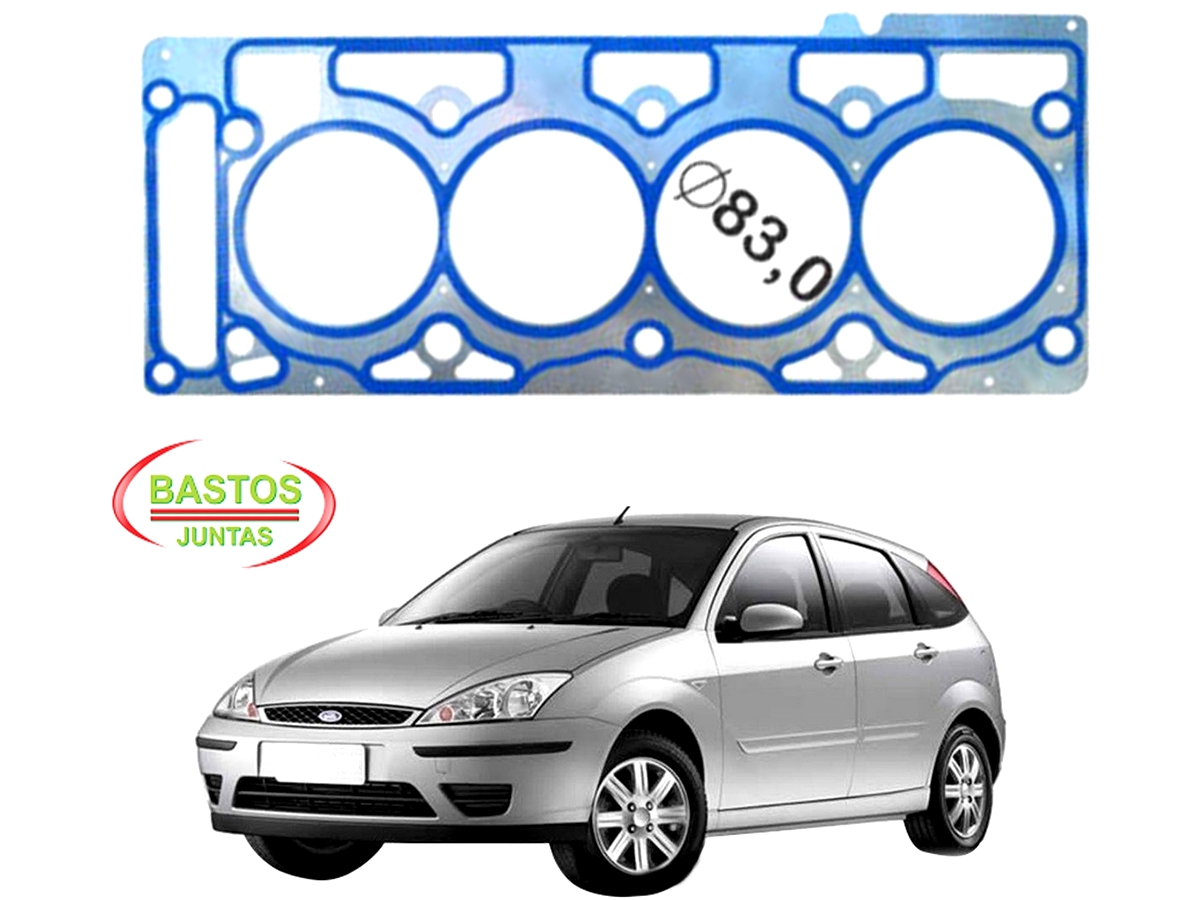  JUNTA CABEÇOTE BASTOS FORD FOCUS 1.6 8V 2003 A 2008