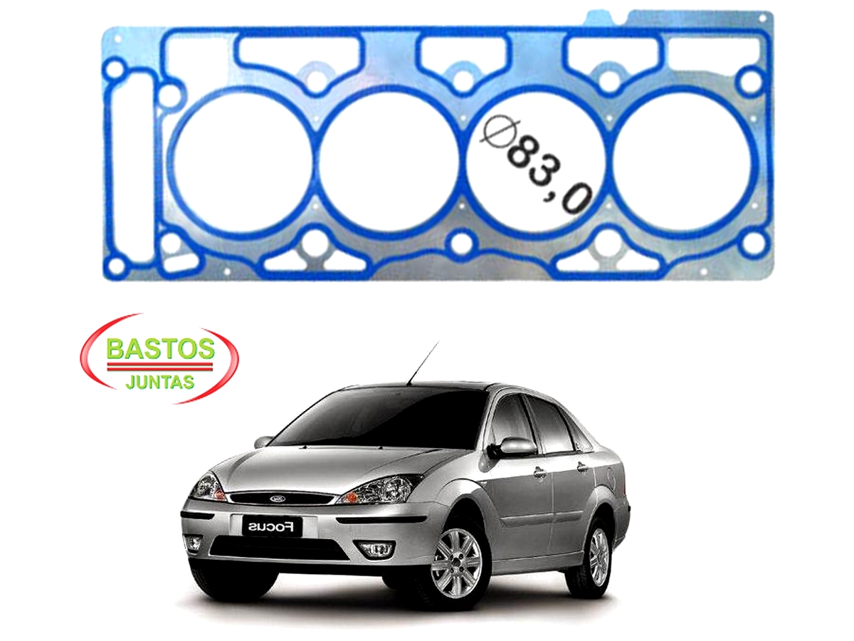  JUNTA CABEÇOTE BASTOS FORD FOCUS SEDAN 1.6 8V 2003 A 2008