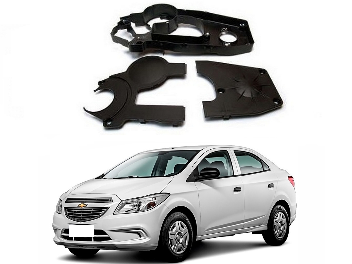  KIT PROTETOR CORREIA DENTADA CHEVROLET PRISMA 1.0 1.4 2012 A 2015