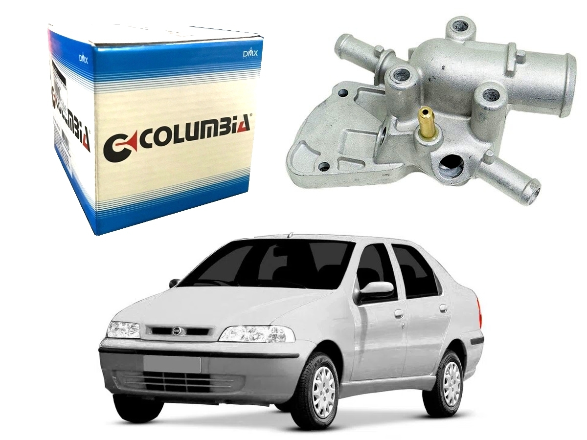  VALVULA TERMOSTATICA COLUMBIA FIAT SIENA 1.0 8V 2001 A 2004