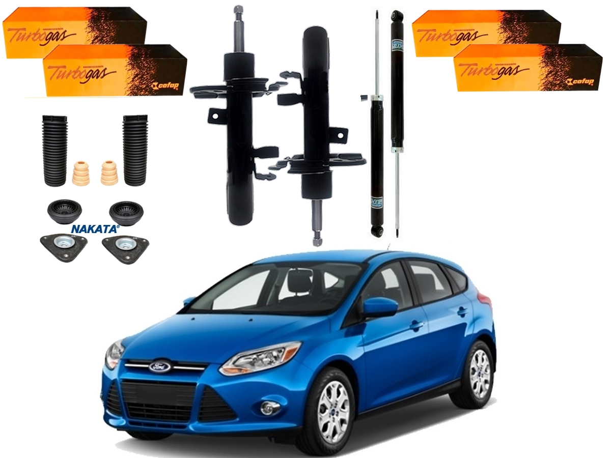  KIT AMORTECEDOR DIANTEIRO TRASEIRO COFAP FORD FOCUS 1.6 2.0 2013 A 2014