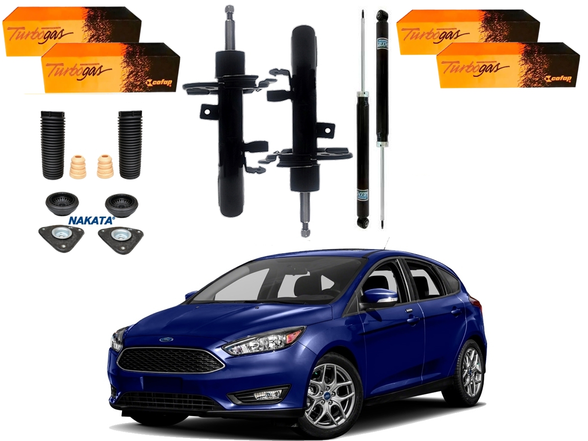  KIT AMORTECEDOR DIANTEIRO TRASEIRO COFAP FORD FOCUS 1.6 2.0 2015 A 2019