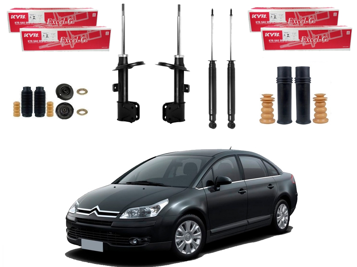  KIT AMORTECEDOR DIANTEIRO TRASEIRO KAYABA CITROËN C4 PALLAS 2.0 2007 A 2014