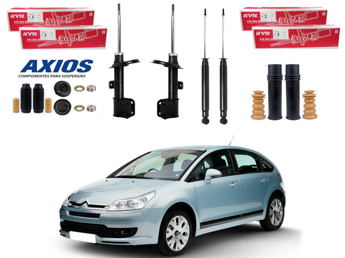  KIT AMORTECEDOR DIANTEIRO TRASEIRO KAYABA PEUGEOT 307 SW 2.0 2007 A 2008