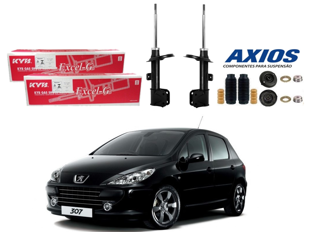  KIT AMORTECEDOR DIANTEIRO KAYABA PEUGEOT 307 1.6 2.0 2006 A 2012