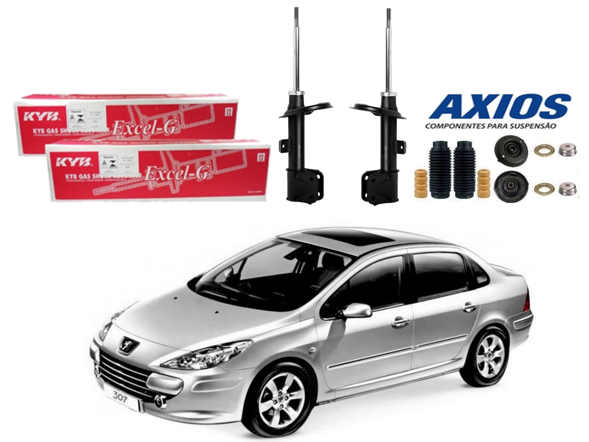  KIT AMORTECEDOR DIANTEIRO KAYABA PEUGEOT 307 SEDAN 1.6 2.0 2007 A 2012