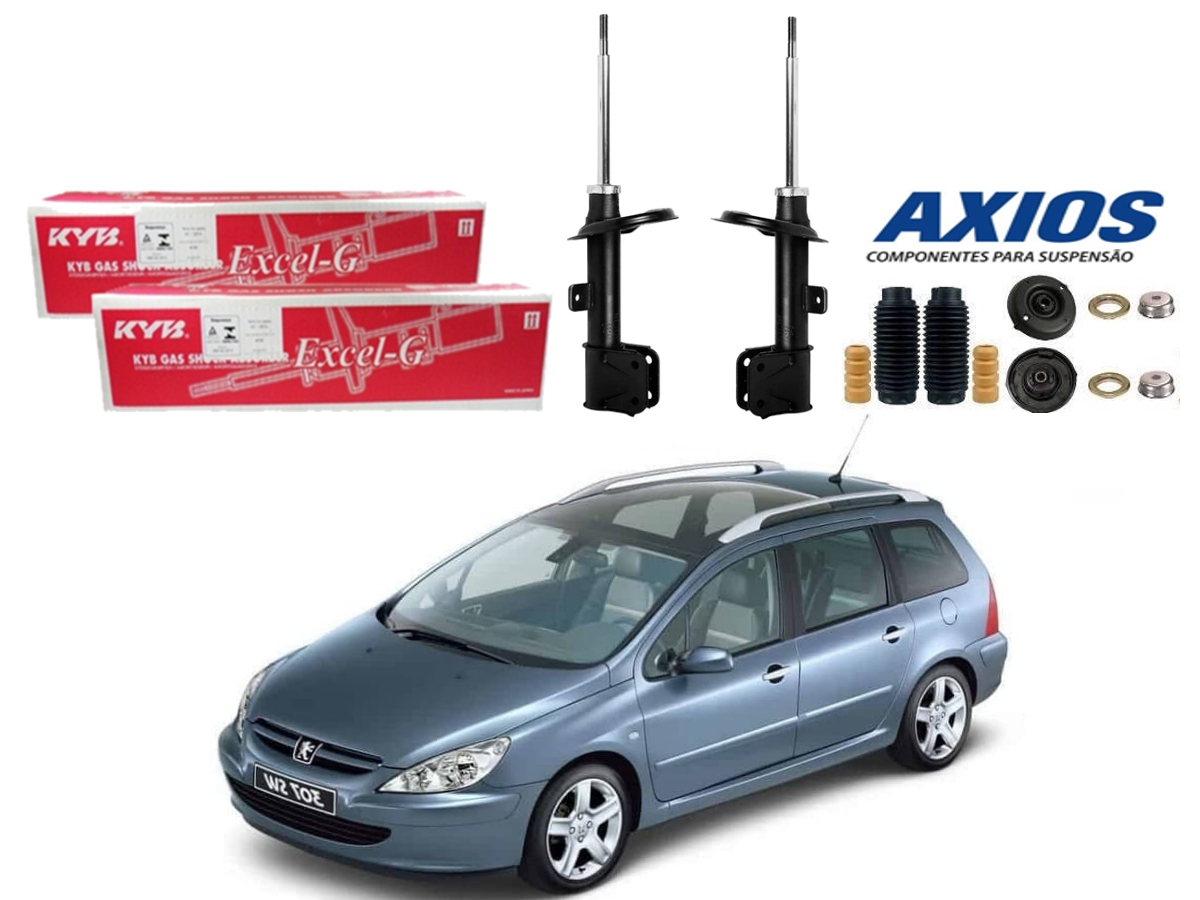  KIT AMORTECEDOR DIANTEIRO KAYABA PEUGEOT 307 SW 2.0 2002 A 2006