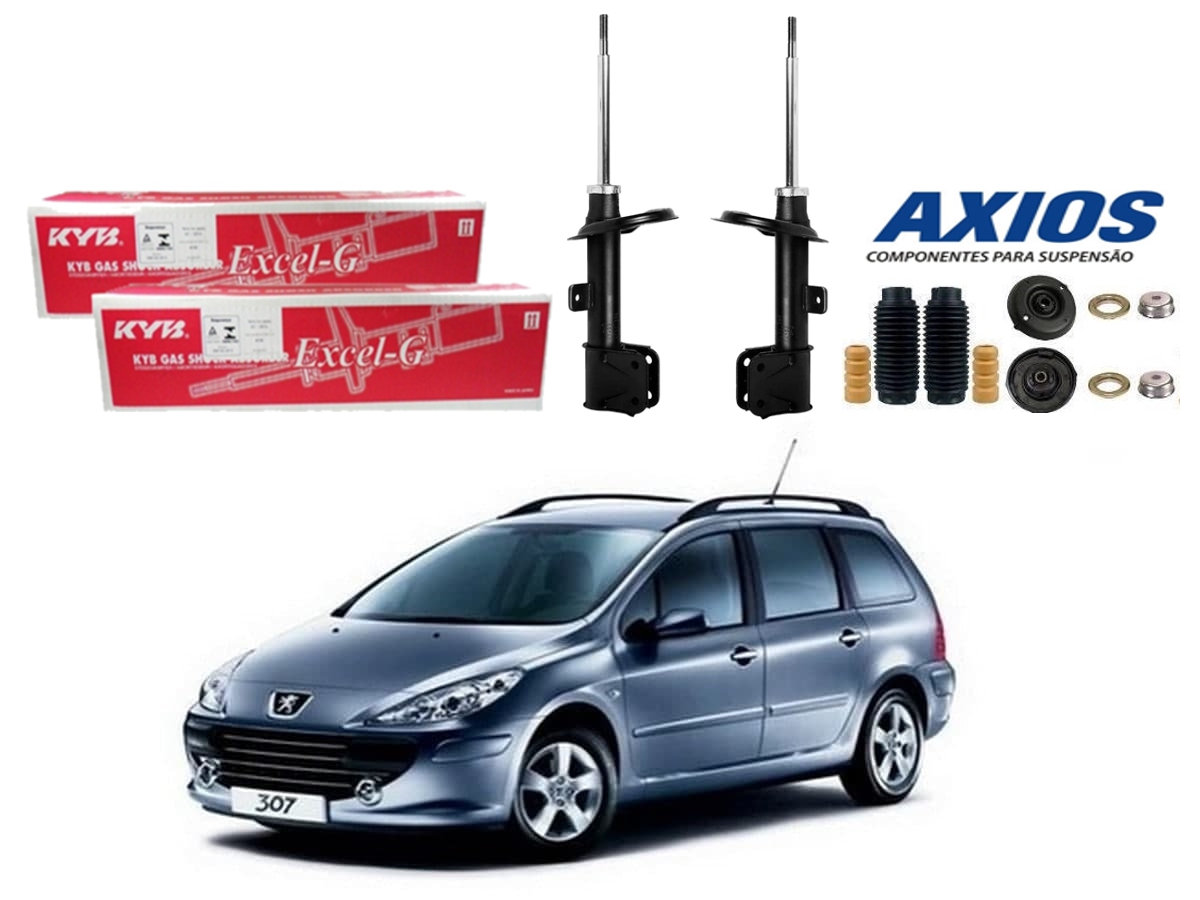  KIT AMORTECEDOR DIANTEIRO KAYABA PEUGEOT 307 SW 2.0 2007 A 2008