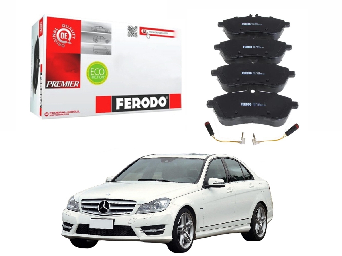  PASTILHA FREIO DIANTEIRO CERAMICA FERODO MERCEDES-BENZ C180 1.6 1.8 2007 A 2013