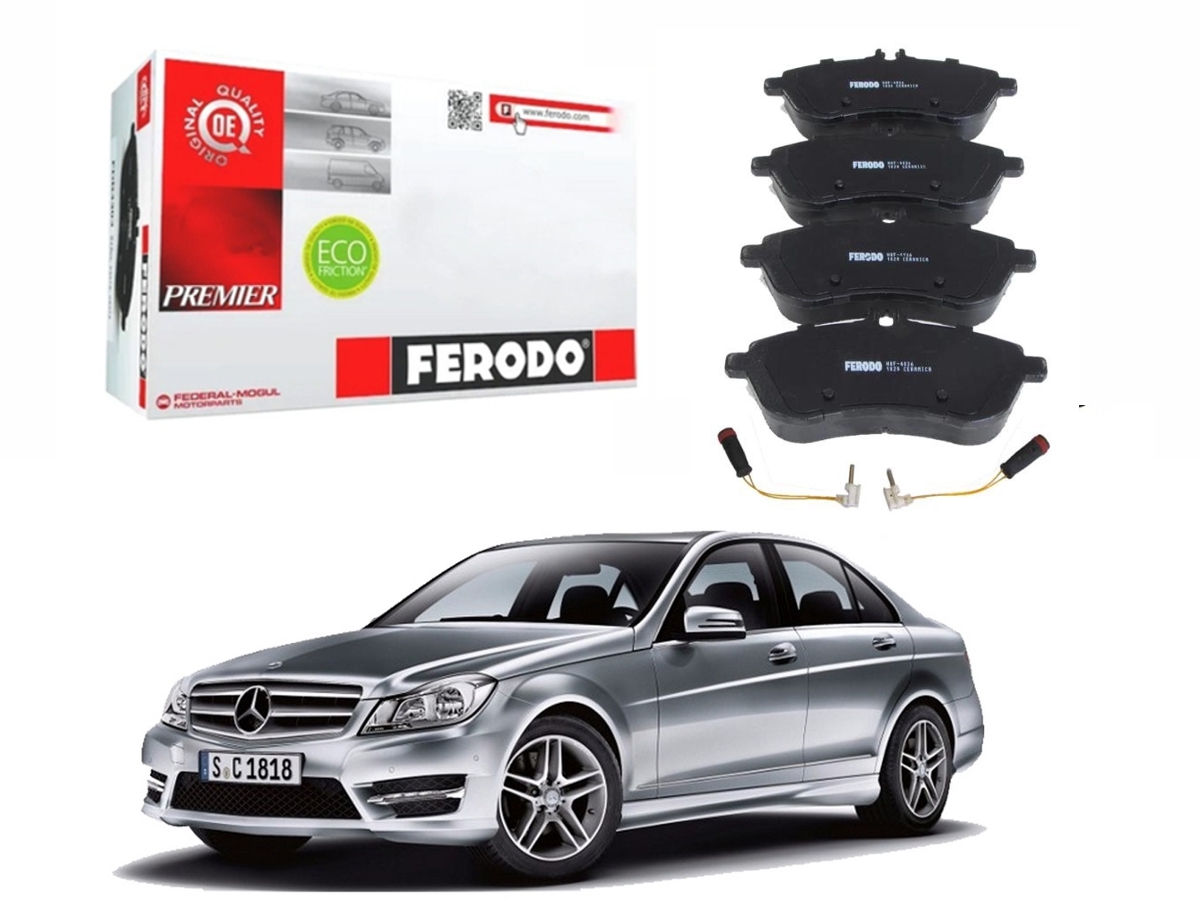  PASTILHA FREIO DIANTEIRO CERAMICA FERODO MERCEDES-BENZ C200 1.6 1.8 2007 A 2013