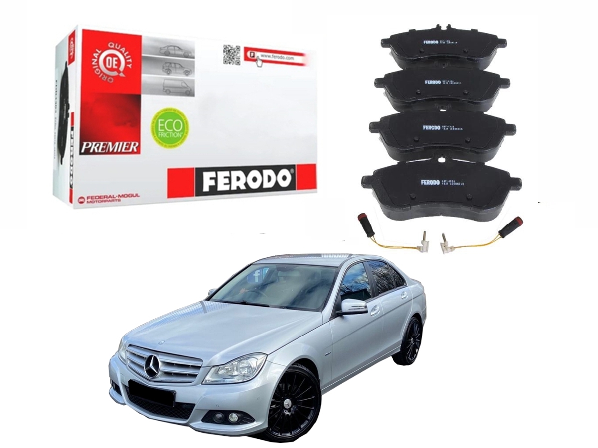  PASTILHA FREIO DIANTEIRO CERAMICA FERODO MERCEDES-BENZ C220 2.1 2007 A 2013