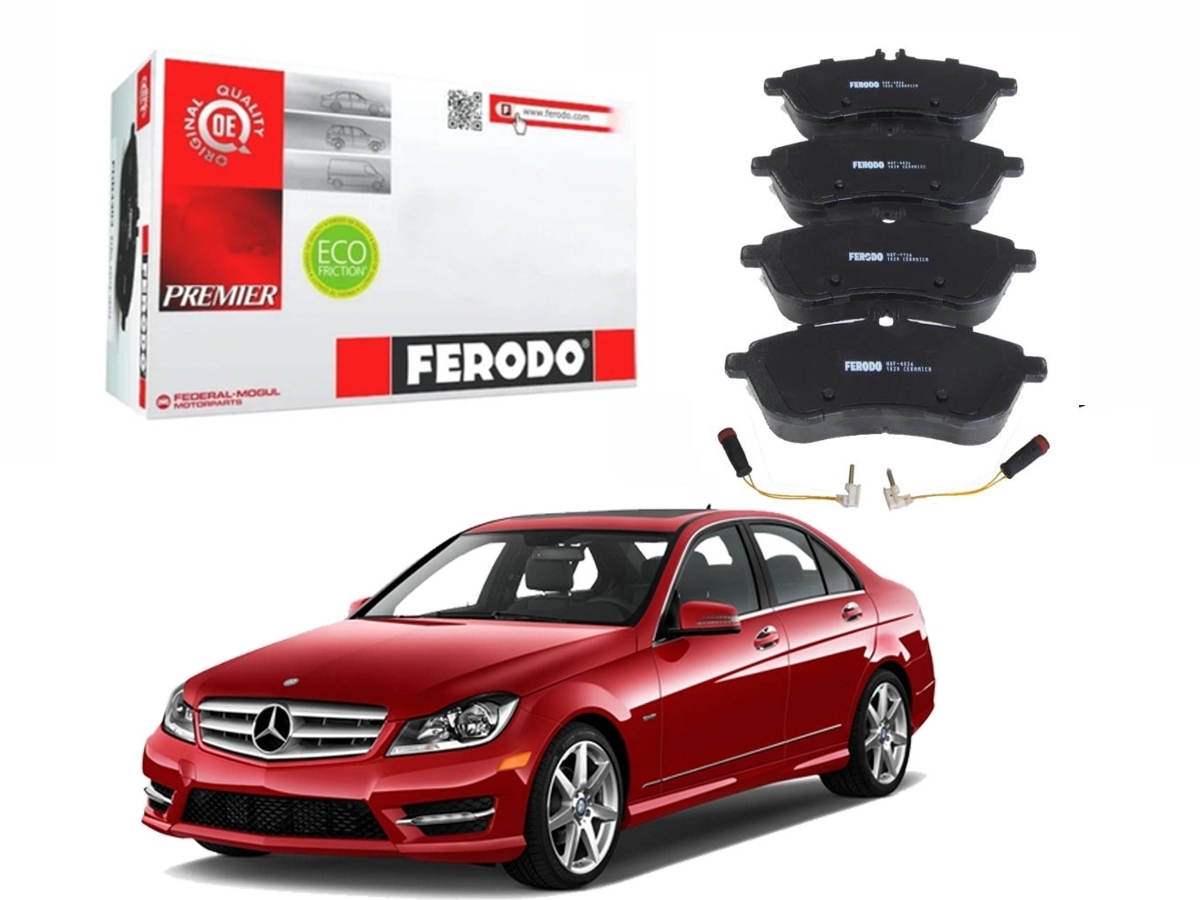  PASTILHA FREIO DIANTEIRO CERAMICA FERODO MERCEDES-BENZ C250 2.1 2009 A 2013