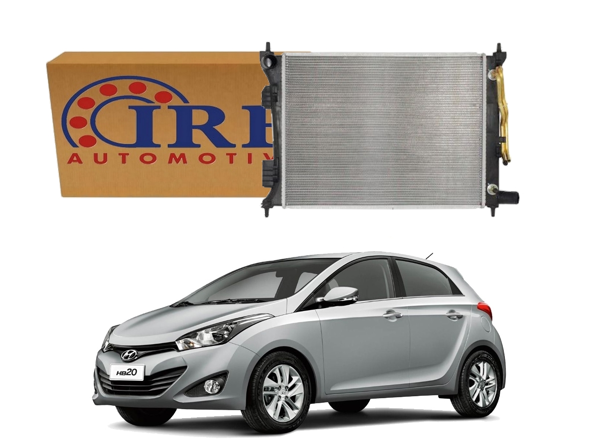  RADIADOR AGUA IRB HYUNDAI HB20 1.6 AUTOMATICO 2012 A 2015