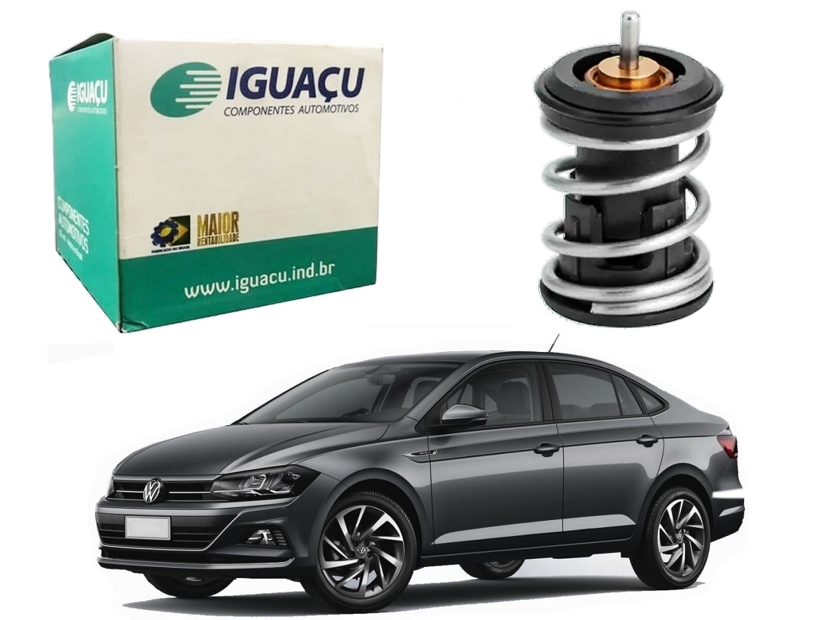  VALVULA TERMOSTATICA SECUNDARIA VOLKSWAGEN VIRTUS 1.0 TSI 2018 A 2022