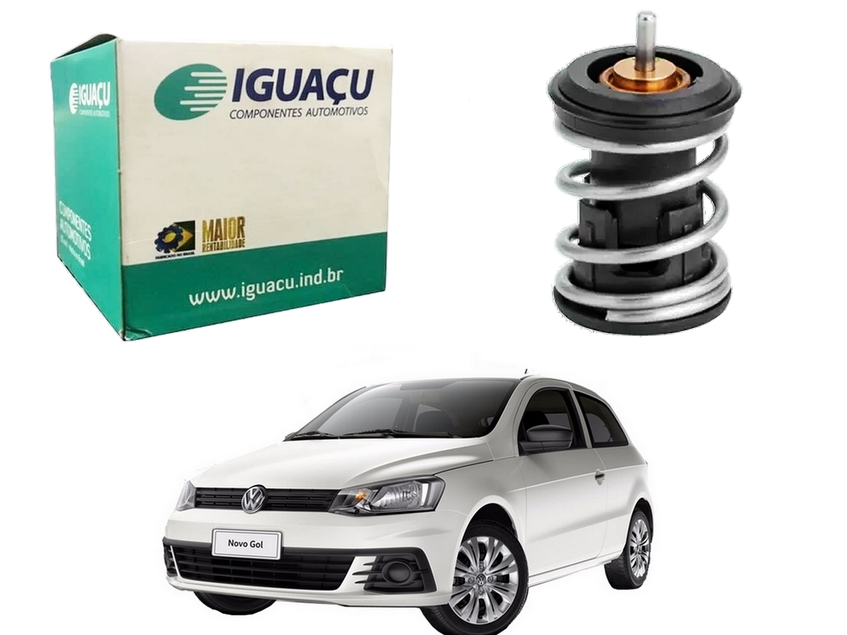  VALVULA TERMOSTATICA SECUNDARIA VOLKSWAGEN GOL G7 1.0 12V 1.6 16V 2018 A 2022