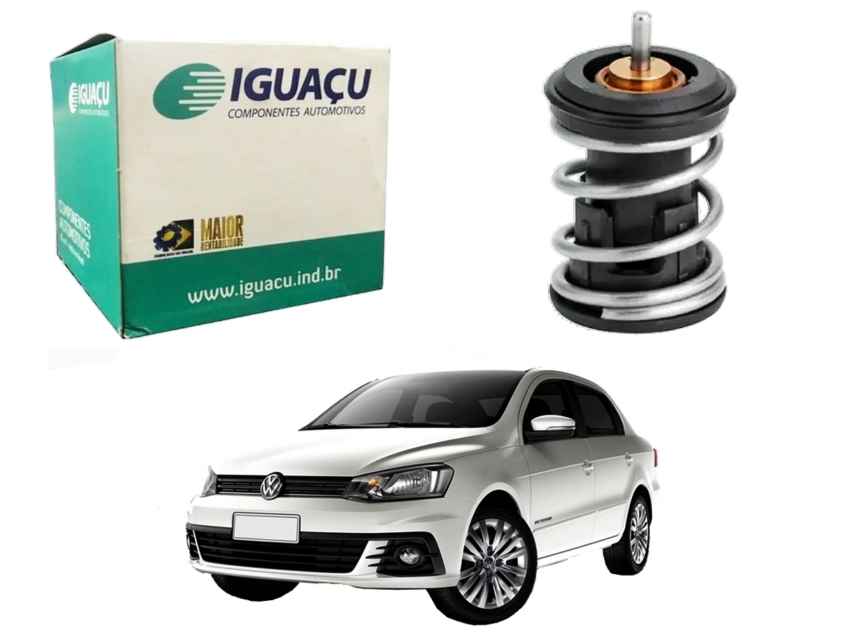  VALVULA TERMOSTATICA SECUNDARIA VOLKSWAGEN VOYAGE 1.0 12V 1.6 16V 2018 A 2022