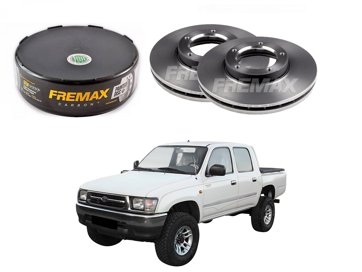  DISCO FREIO DIANTEIRO FREMAX TOYOTA HILUX 2.4 2.8 1992 A 2000