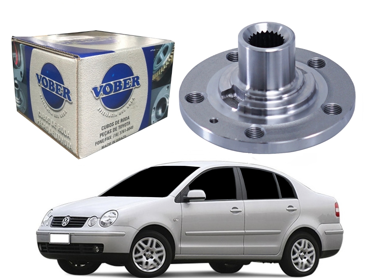  CUBO DE RODA DIANTEIRO VOBER VOLKSWAGEN POLO SEDAN 1.6 2.0 2003 A 2006