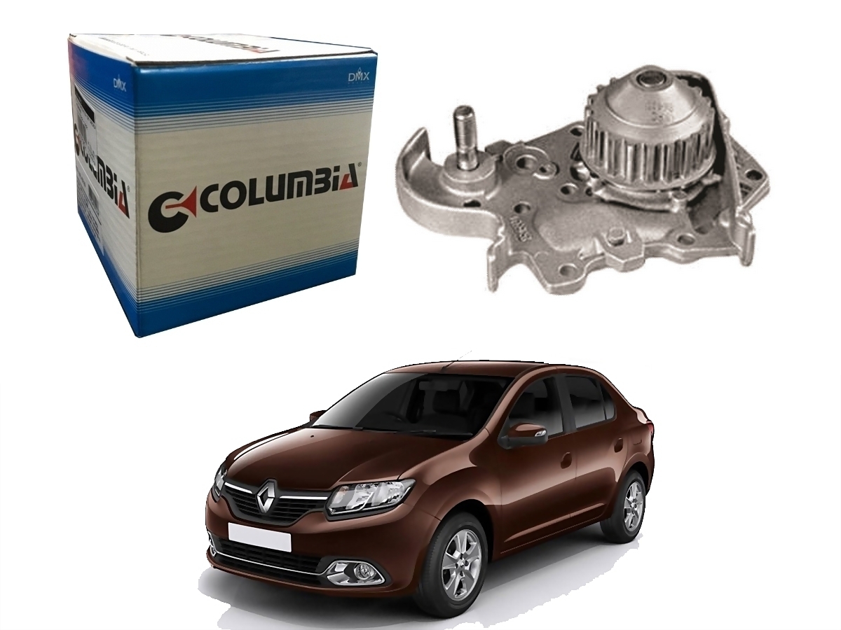  BOMBA DAGUA COLUMBIA RENAULT LOGAN 1.6 8V 2014 A 2017