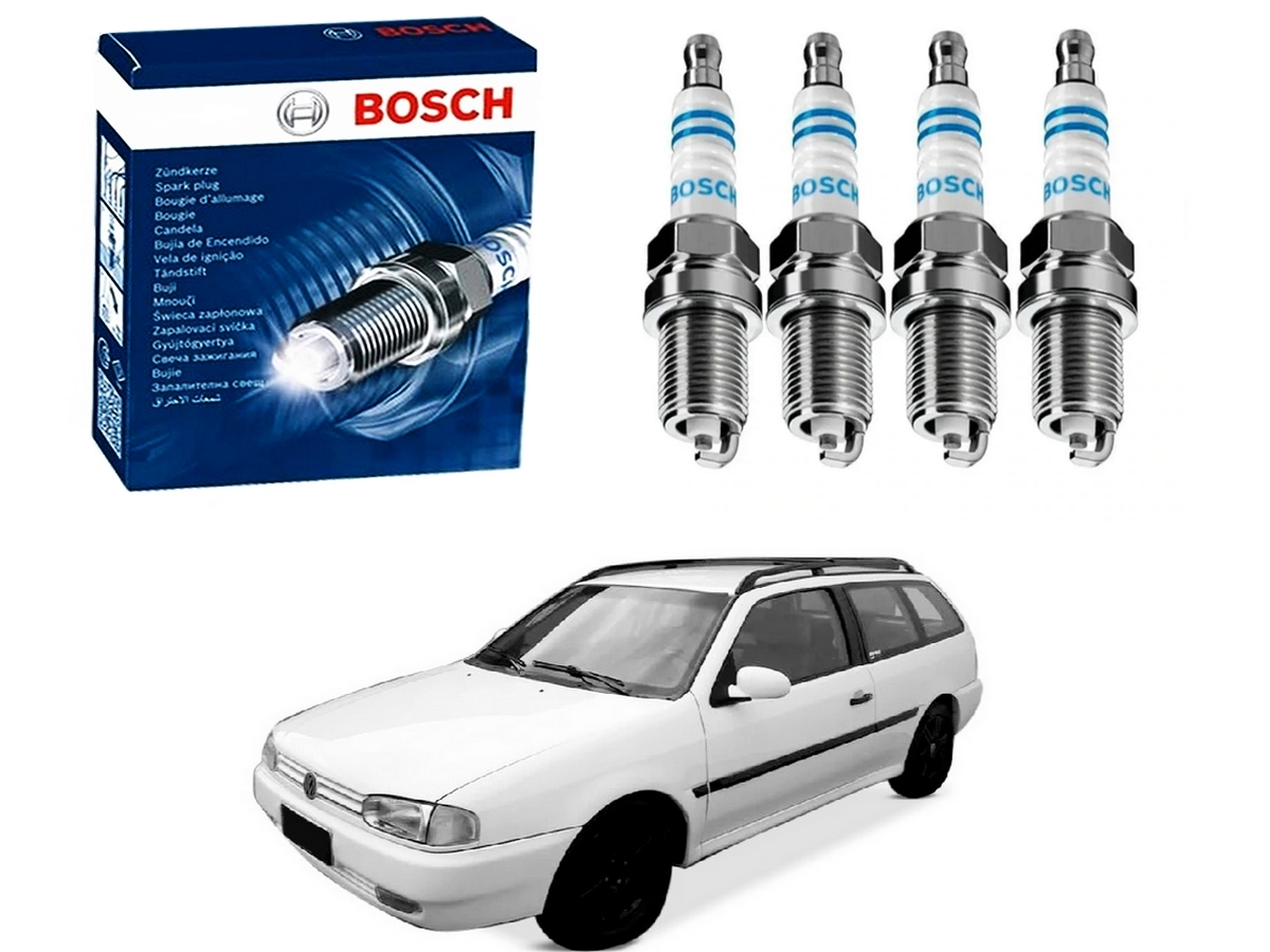  VELAS IGNIÇÃO BOSCH VOLKSWAGEN PARATI 1.6 MI 1.8 MI 2.0 MI 1997 A 2002