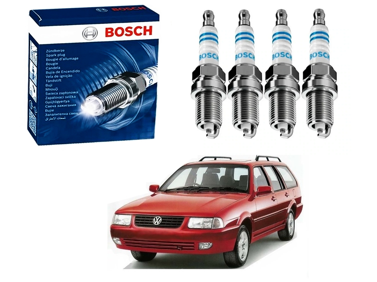  VELAS IGNIÇÃO BOSCH VOLKSWAGEN QUANTUM 1.8 MI 2.0 MI 1997 A 2002