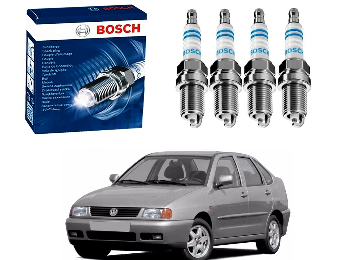  VELAS IGNIÇÃO BOSCH VOLKSWAGEN POLO CLASSIC 1.6 1.8 1996 A 2002