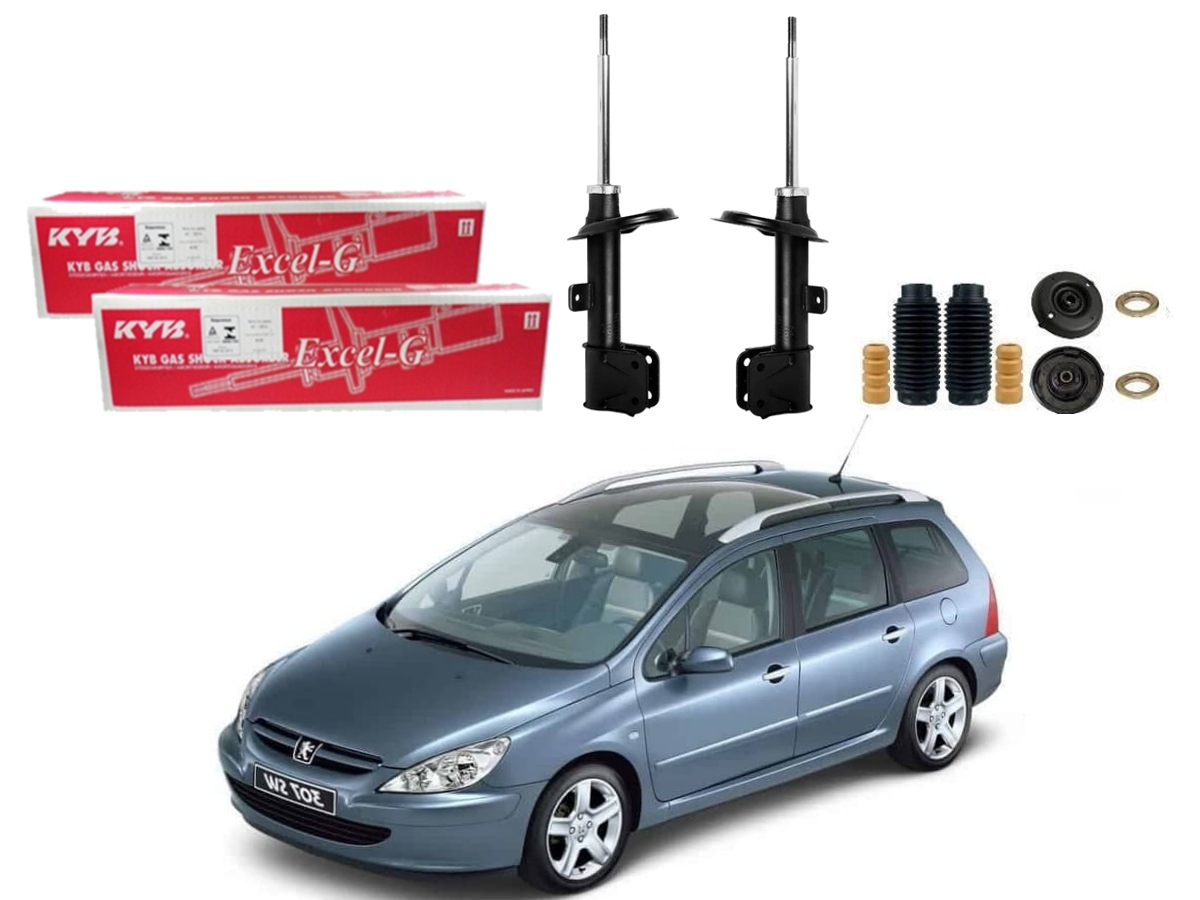  KIT AMORTECEDOR DIANTEIRO KAYABA PEUGEOT 307 SW 2.0 2002 A 2006