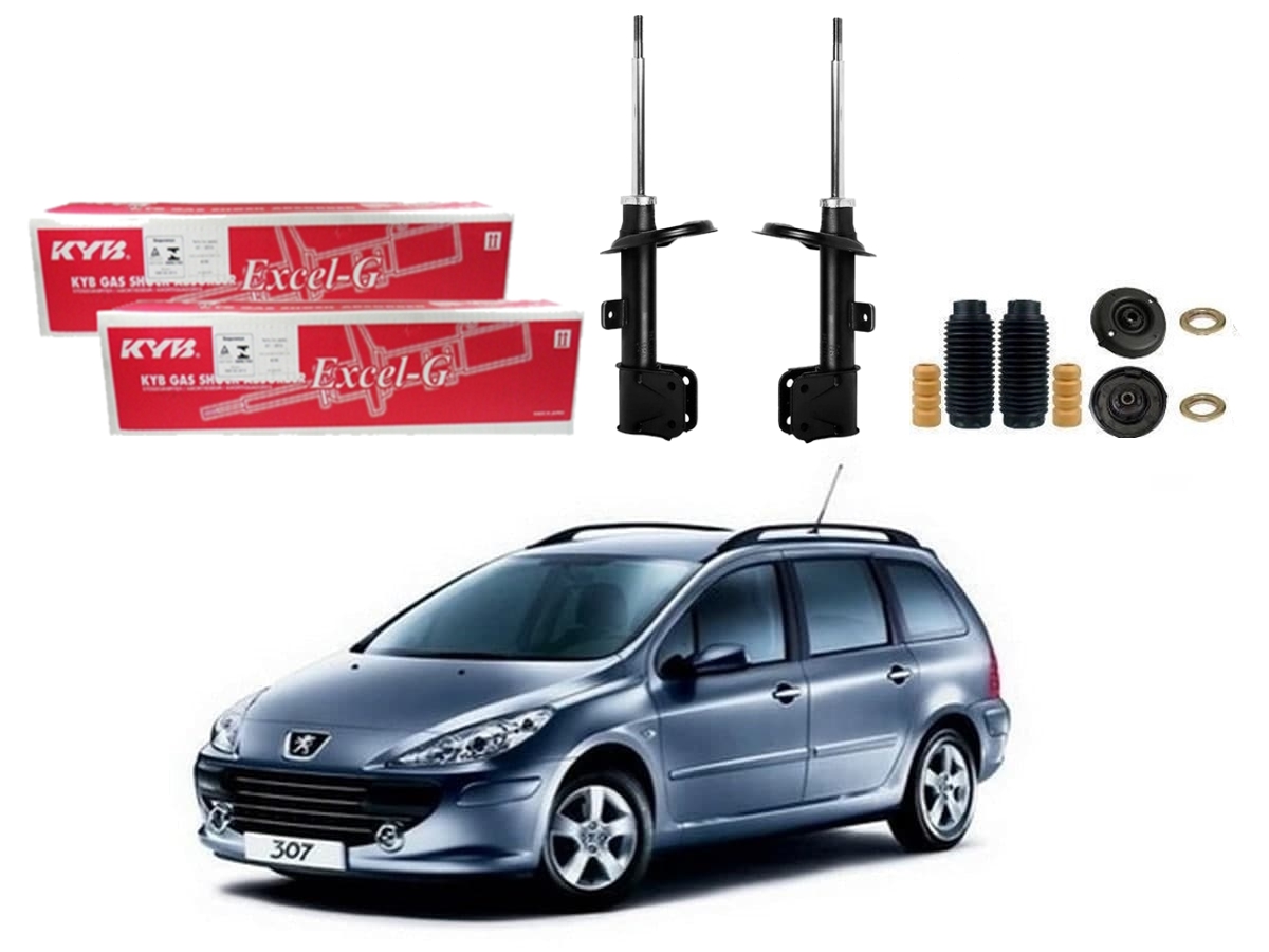  KIT AMORTECEDOR DIANTEIRO KAYABA PEUGEOT 307 SW 2.0 2007 A 2008