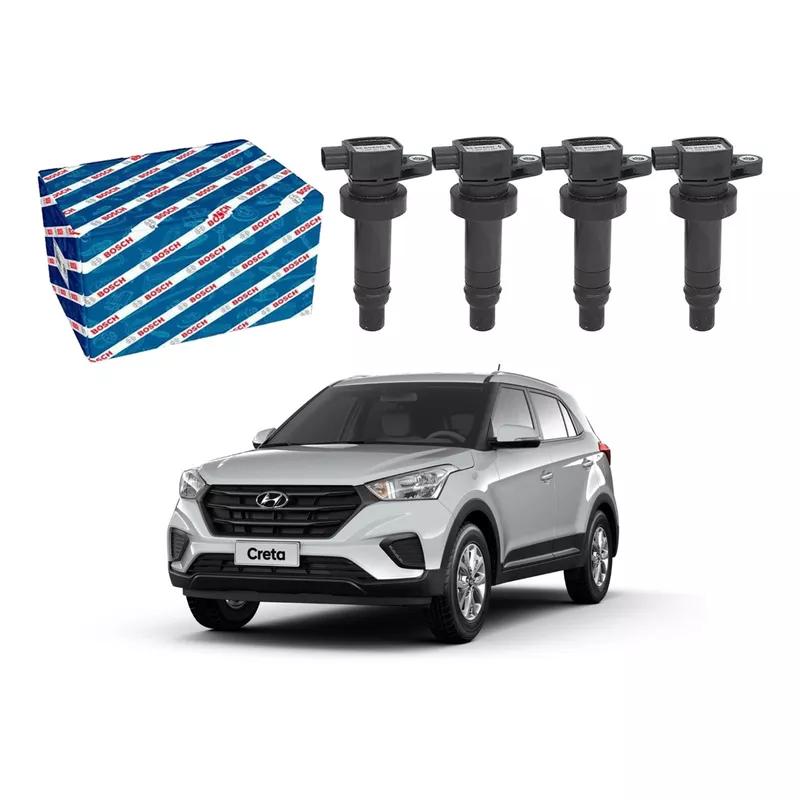 Bobina De Ignição Bosch Creta 1.6 16v 2017 A 2019