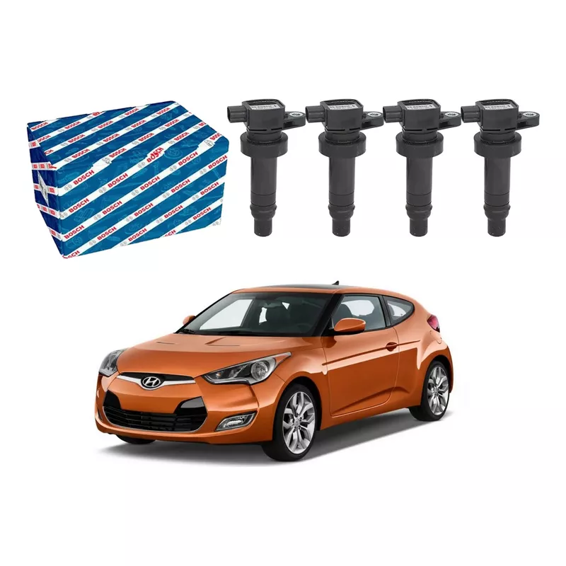 Bobina De Ignição Bosch Veloster 1.6 16v 2011 A 2013