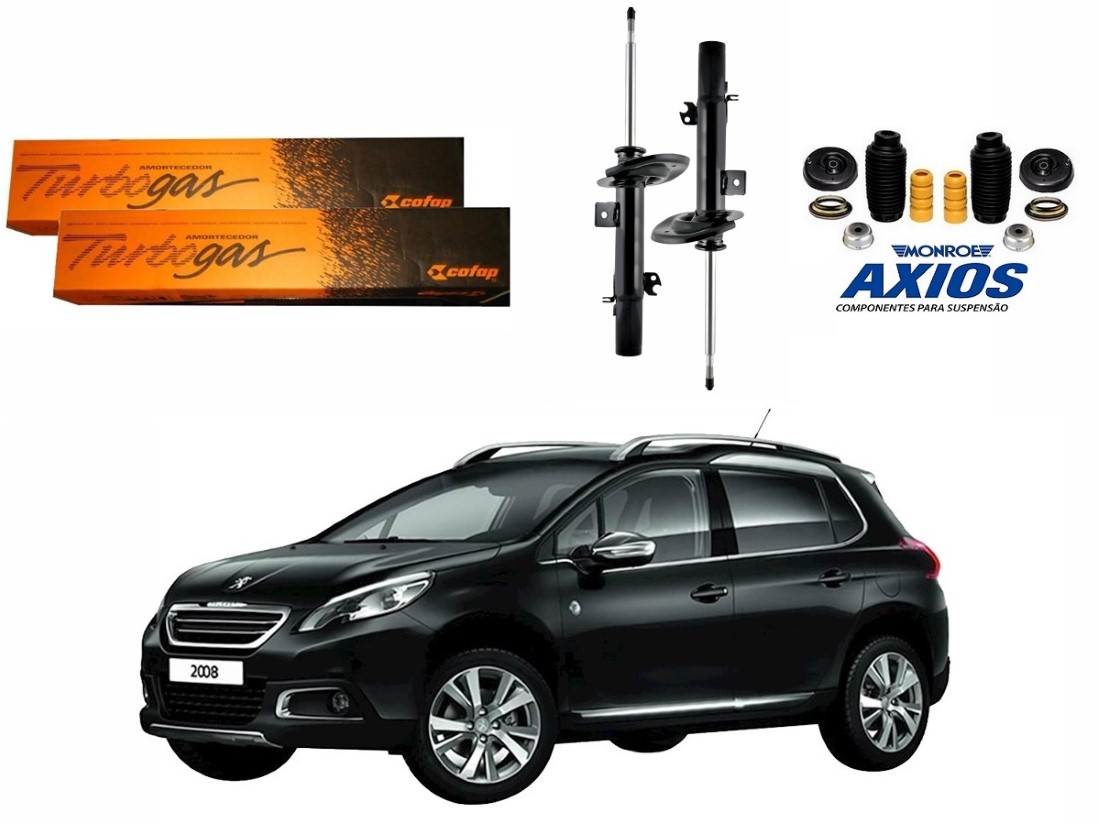  KIT AMORTECEDOR DIANTEIRO COFAP PEUGEOT 2008 1.6 2015 A 2019