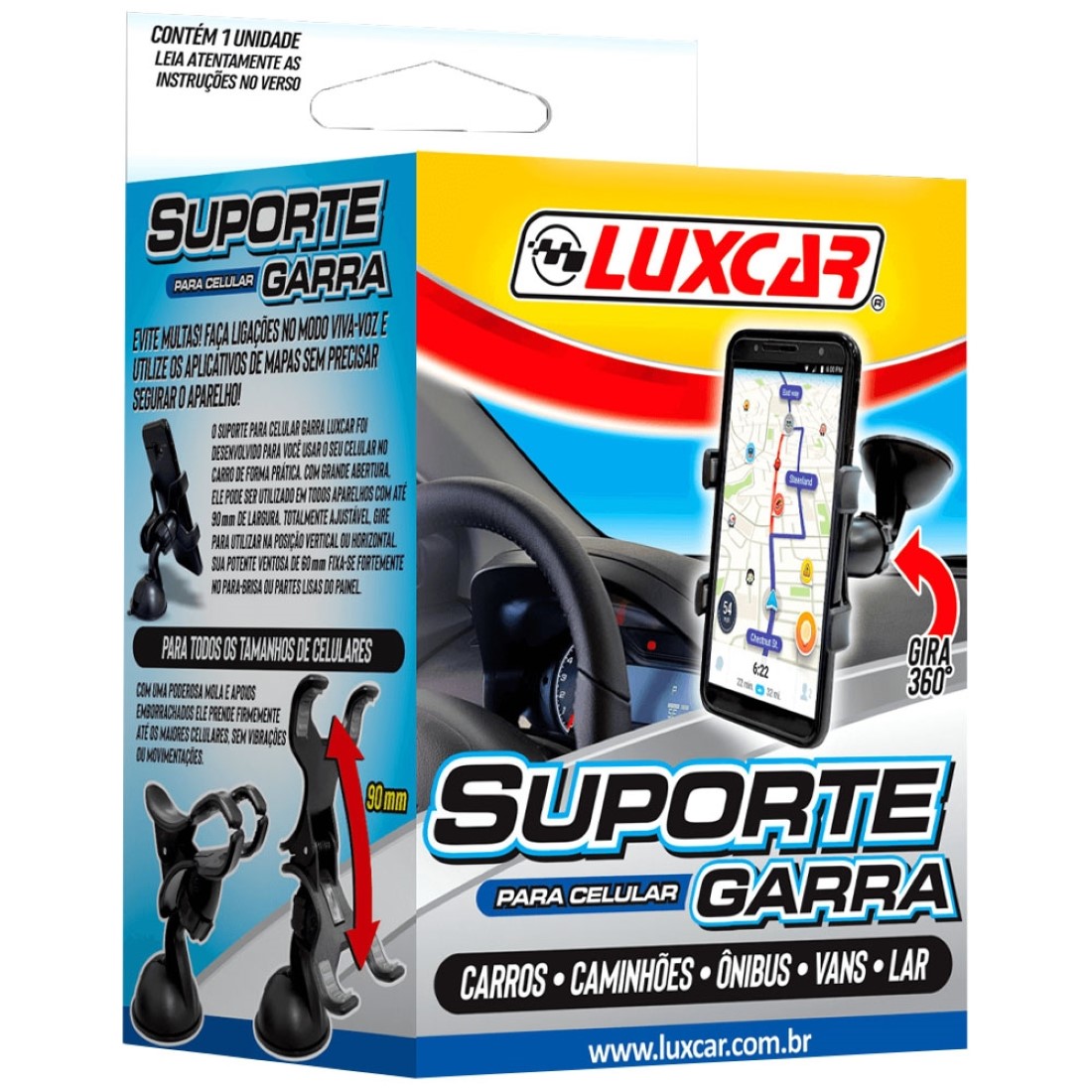 SUPORTE PARA CELULAR GARRA LUXCAR